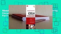 About For Books  Korean for Beginners: Mastering Conversational Korean (CD-ROM Included)  For Free