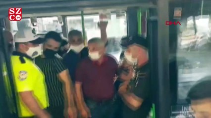 Kaymakam tıka basa dolu otobüsü boşalttı