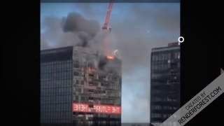 Incendie dans une des tours du WTC à Bruxelles (photos et vidéos)