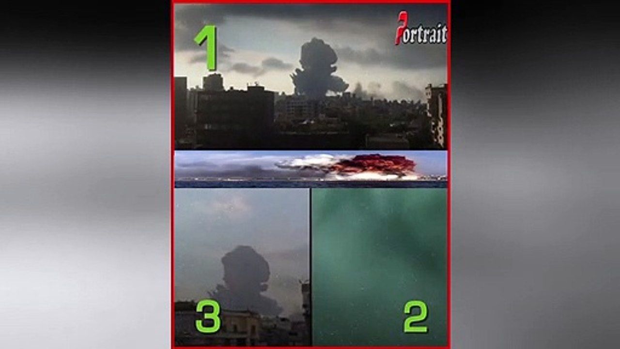 16 CCTV - Footage of Beirut Explosion