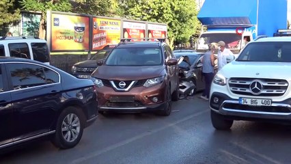 Samsun’da zincirleme trafik kazası: 4 yaralı
