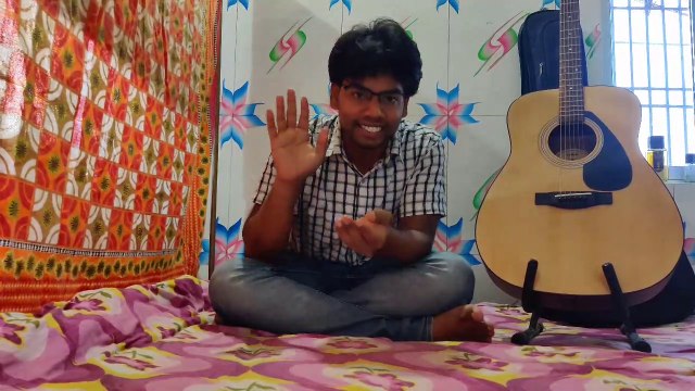 Yamaha f280 Guitar lesson by Kaushal .Parts of acoustic guitar.