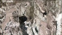 Decenas de evacuaciones por el derretimiento de un glaciar italiano