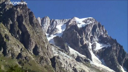 Glaciar do Monte Branco italiano ameaça derreter