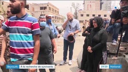 Beyrouth : à la recherche des survivants