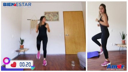 Ejercicios de cardio HIIT con Sandra Villalobos | #BienEstar