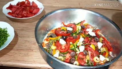 اسهل طريقه لعمل البيتزا فى المنزل