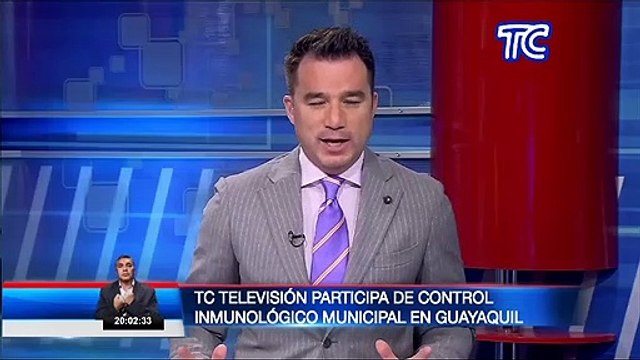 TC Televisión participa de control inmunológico Municipal de Guayaquil