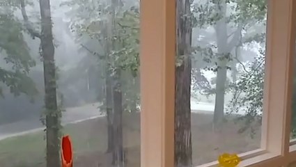 Drenching storm hits homes