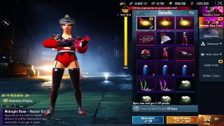 Vector Midnight Rose Upgraded Full Max --   GIVEAWAY UC -- _ PUBG MOBILE
