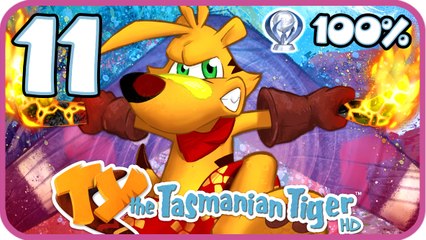 Ty the Tasmanian Tiger HD 100% Walkthrough Part 11 (PS4) Level 9: Rex Marks the Spot