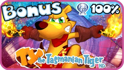 Ty the Tasmanian Tiger HD 100% Walkthrough Part 15 (PS4) Bonus Worlds (All Portraits)