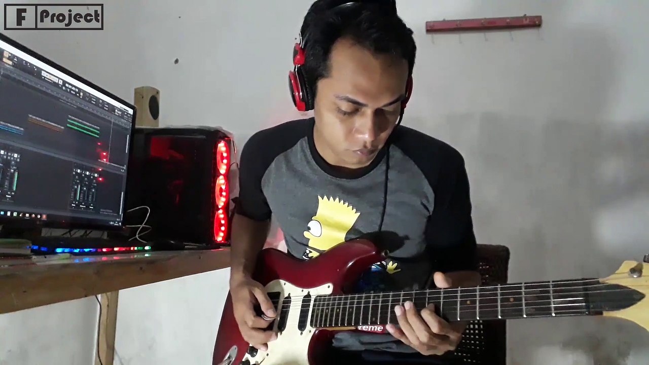 6 Melodi Gitar Terenak, Terbaik dan Melegenda Dewa 19 | Guitar Cover - Fproject