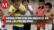 Antes del covid-19, la niñez mexicana ya tenía problemas de desnutrición