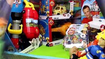 Carrinho de bombeiros - Bombeiro Sam  e carrinhos da patrulha canina Fireman Sam Toys_2