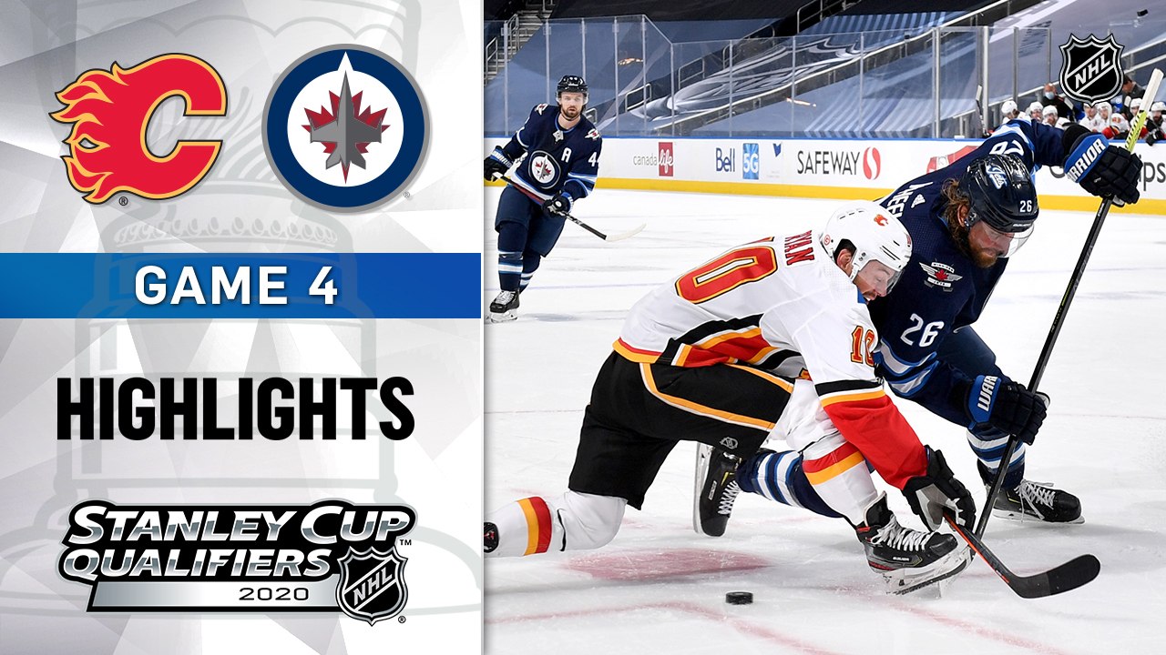 NHL Highlights | Flames @ Jets 8/06/2020
