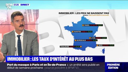 Les taux d'intérêt des crédits immobiliers baissent, mais pas pour tous