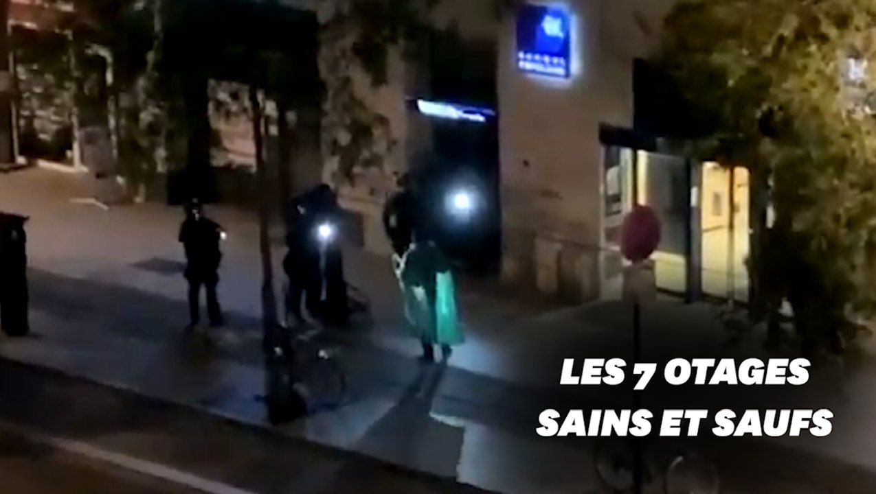 Prise d’otages au Havre : les images de l’arrestation du forcené