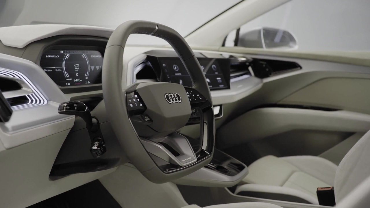 Der Audi Q4 Sportback e-tron concept - Großzügiges Raumgefühl - das Interieur