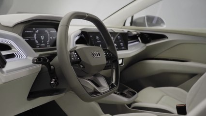 Der Audi Q4 Sportback e-tron concept - Großzügiges Raumgefühl - das Interieur