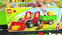 LEGO DUPLO Escavadora, Trator, Carrinho de bombeiros , Caminhões de lixo e carros - Excavator Toys