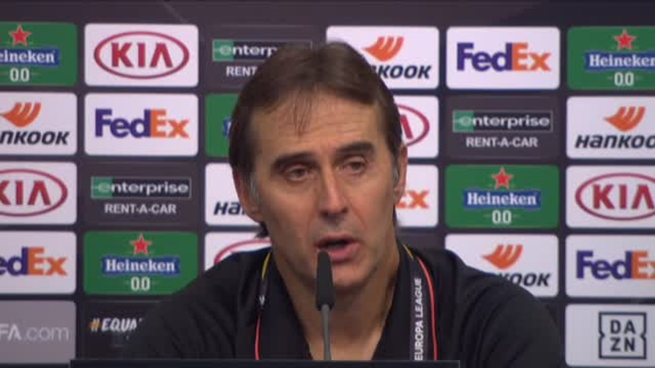 Julen Lopetegui: "El equipo ha demostrado carácter y mentalidad"