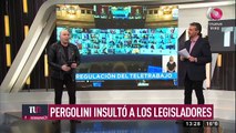 Mario Pergolini insultó a los legisladores por la ley de teletrabajo (Canal 9)