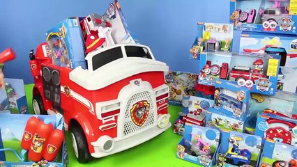 Video herunterladen: Patrulha canina  Brinquedos - Carrinho de Bombeiros - Paw Patrol Toys