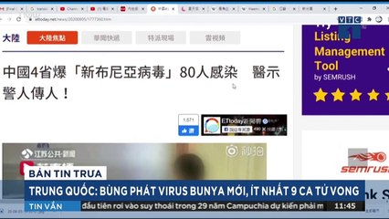 "Dịch chồng dịch", Trung Quốc lại đau đầu bởi virus mới | VTC