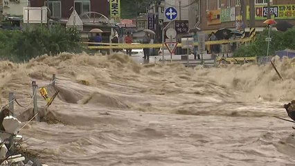 만경강·전주천 ·무주 홍수주의보...내일까지 300mm 더 올 듯 / YTN
