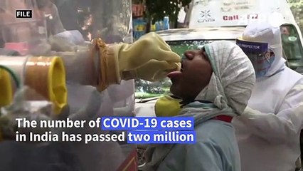 India coronavirus cases pass two million