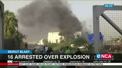 Beirut blast - 16 arrested over explosion