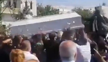 Patlama sonrası cenazesi böyle defnedildi