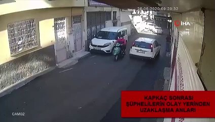Motosikletli kapkaççılar polisten kaçamadı
