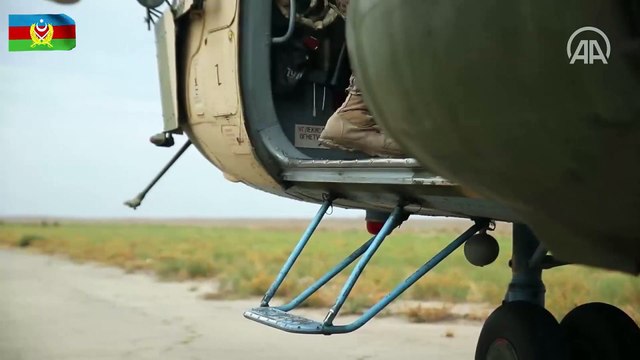 Türkiye ve Azerbaycan'ın tatbikatında helikopter ve zırhlı araçlarla operasyon yapıldı