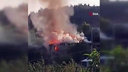 Bursa'da 150 yıllık tarihi ev küle döndü