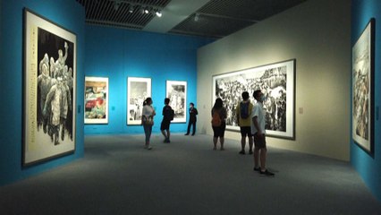 Art exhibition showcases China's fight against the coronavirus pandemic