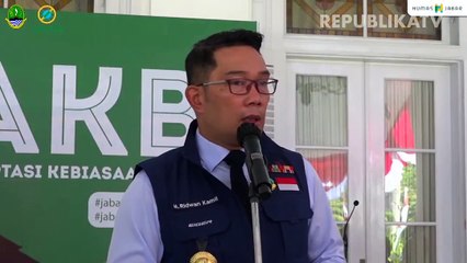 Gubernur Jawa Barat Ridwan Kamil.