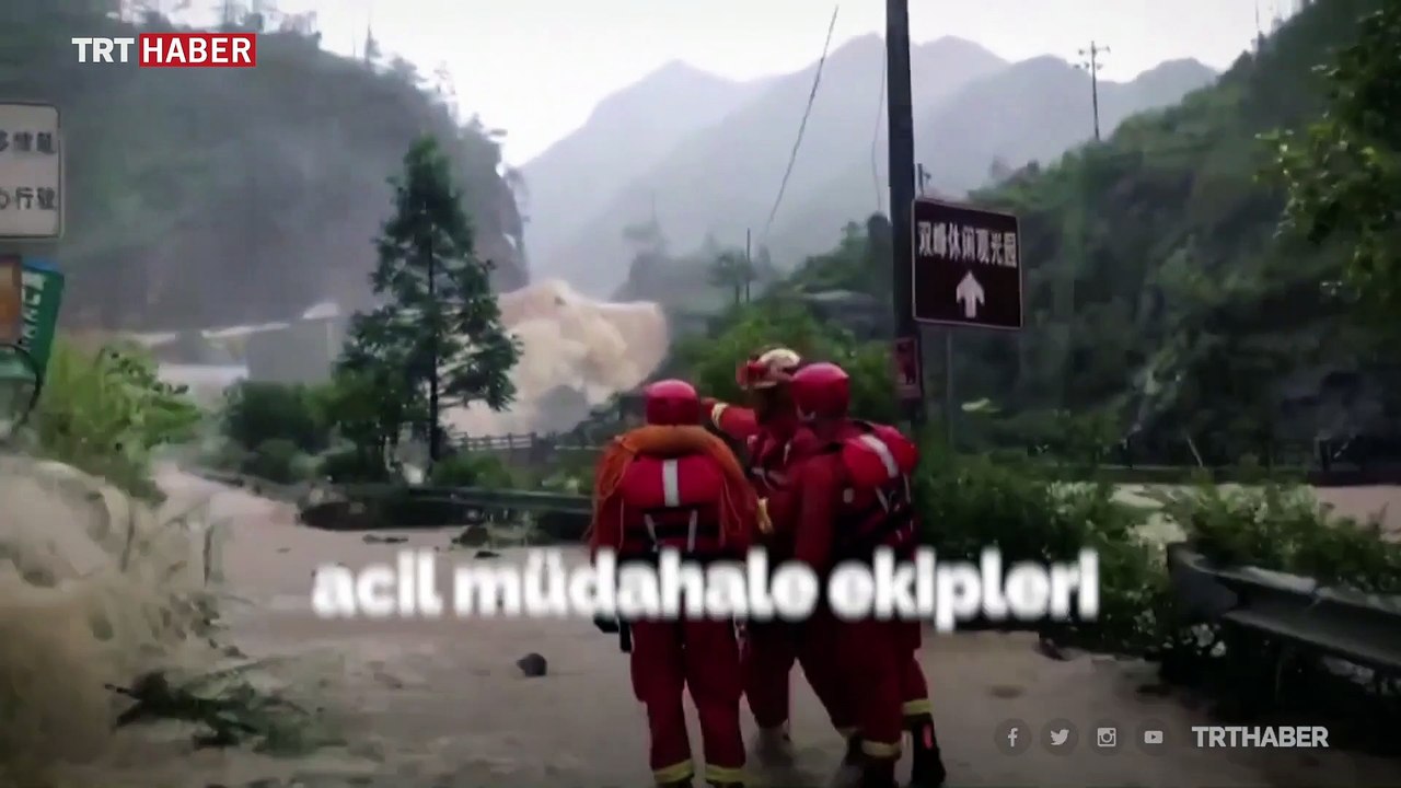 Çin'de film sahnelerini aratmayan kurtarma operasyonu