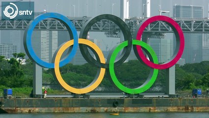 Olympic rings removed from Tokyo Bay