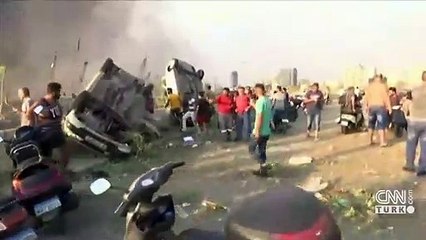 Son Dakika: Beyrut'u yıkan gemi! O fotoğraflara CNN TÜRK ulaştı | Video
