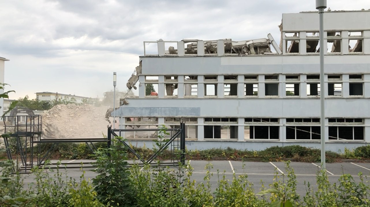 Démolition du bâtiment D