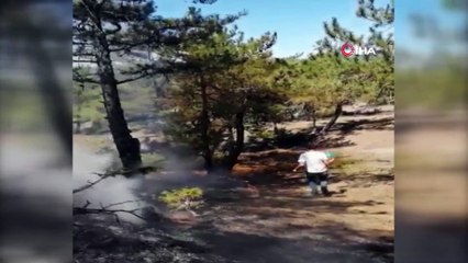 Osmancık’ta aynı yerde iki gün arayla orman yangını