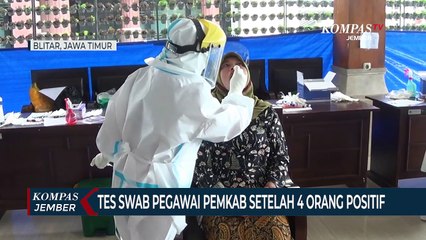 Pegawai Pemkab Tes Swab Setelah 4 Orang Positif Covid-19