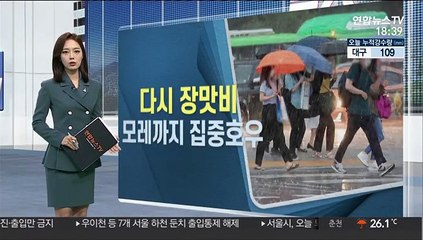 주말 전국 폭우 비상…최고 250㎜ 물벼락