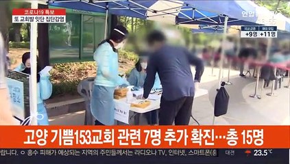 신규 확진 20명…또 잇단 교회발 집단감염