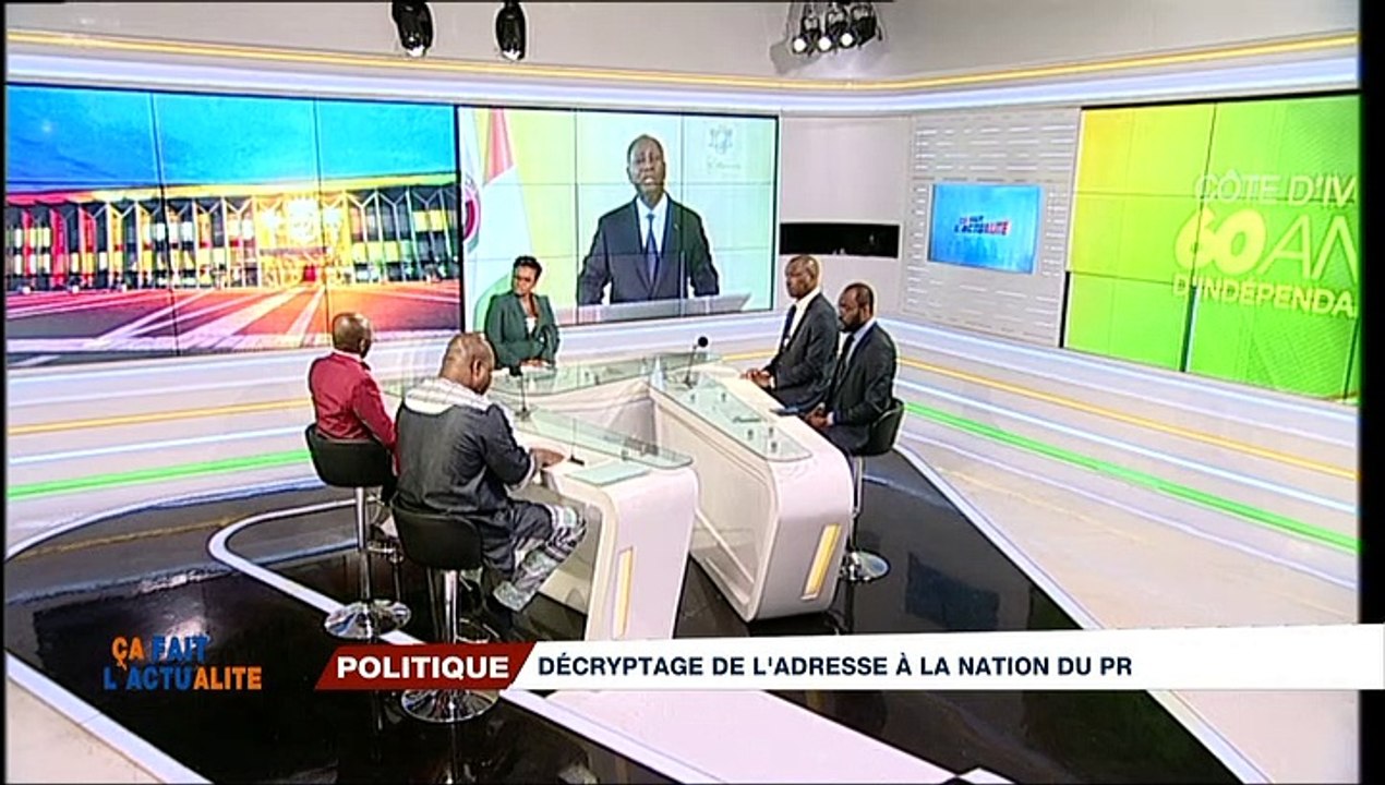 Ça fait l’actualité : Décryptage du discours du Président Alassane Ouattara par Sylvie Touré