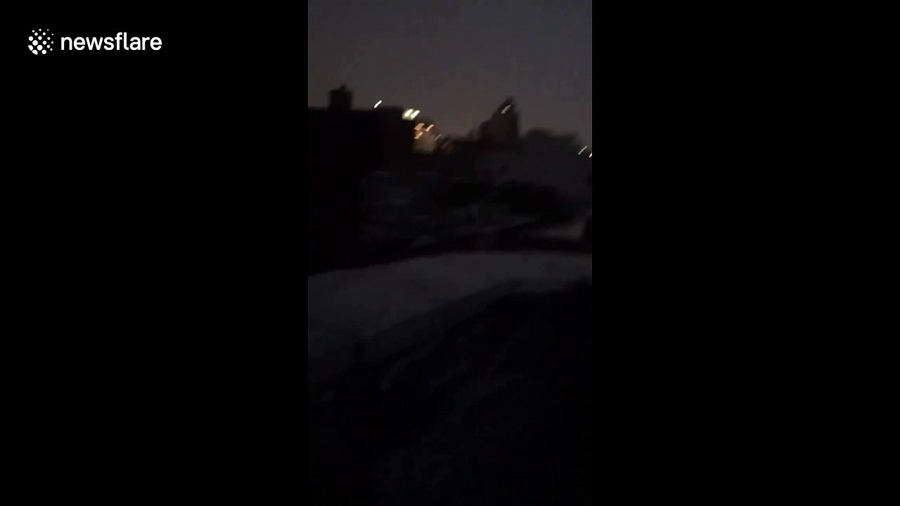 New York City shrouded in darkness as power cuts out