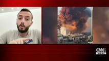 Son Dakika! Lübnanlı fotoğrafçı patlamayı CNN TÜRK'e anlattı | Video