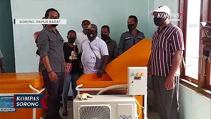 Bantu Nelayan, Dinas Perikanan Berikan Mesin Produksi Es